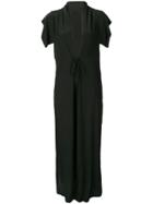 Yohji Yamamoto Vintage Long Chiffon Dress - Black