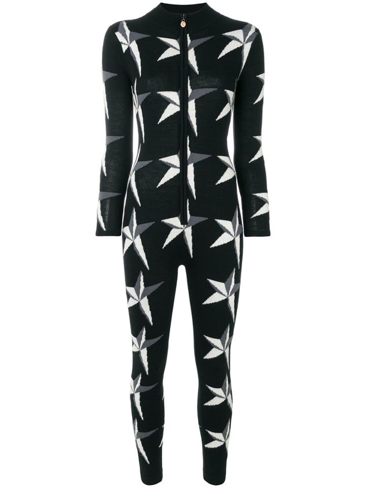 Perfect Moment Star Ii Knitted Jumpsuit - Black