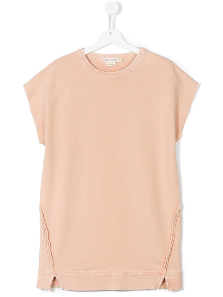 Andorine Teen Fleece Sweatshirt Dress - Nude & Neutrals