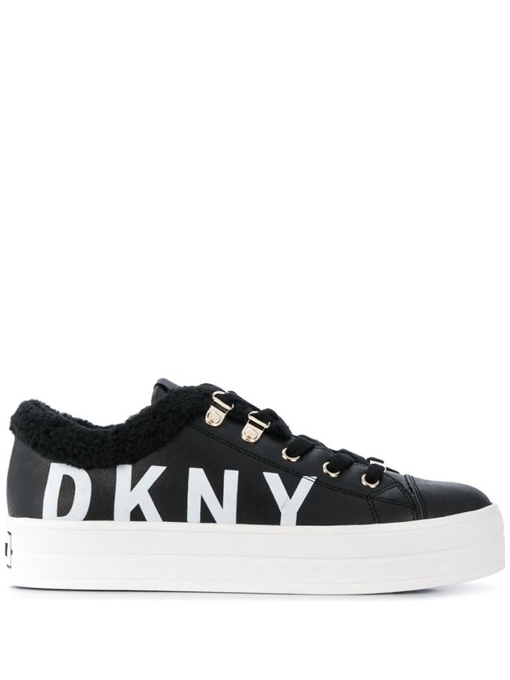Dkny Dkny K3904168 Blk Black Leather/fur/exotic Skins->leather