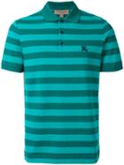 Burberry - Striped Polo Shirt - Men - Cotton - Xs, Blue, Cotton