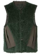 Mackintosh 0003 Textured Waistcoat - Green