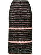 No21 Knitted Tube Skirt - Black