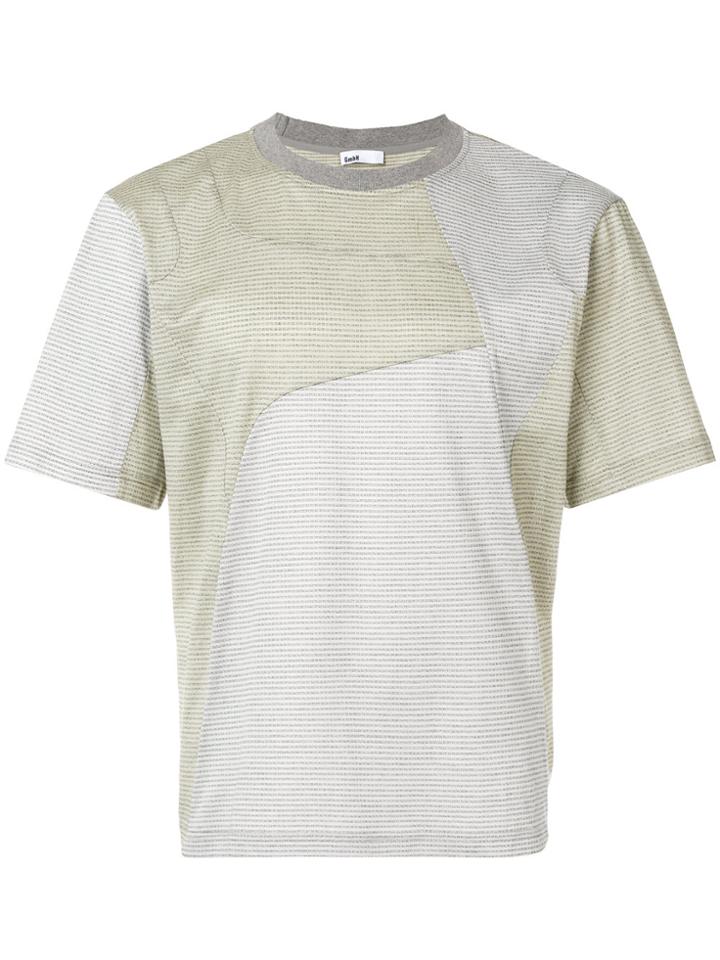 Gmbh Contrast Short-sleeve Top - Nude & Neutrals