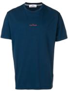 Stone Island Brand Logo T-shirt - Blue