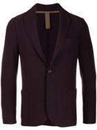 Eleventy Textured Blazer Jacket - Purple