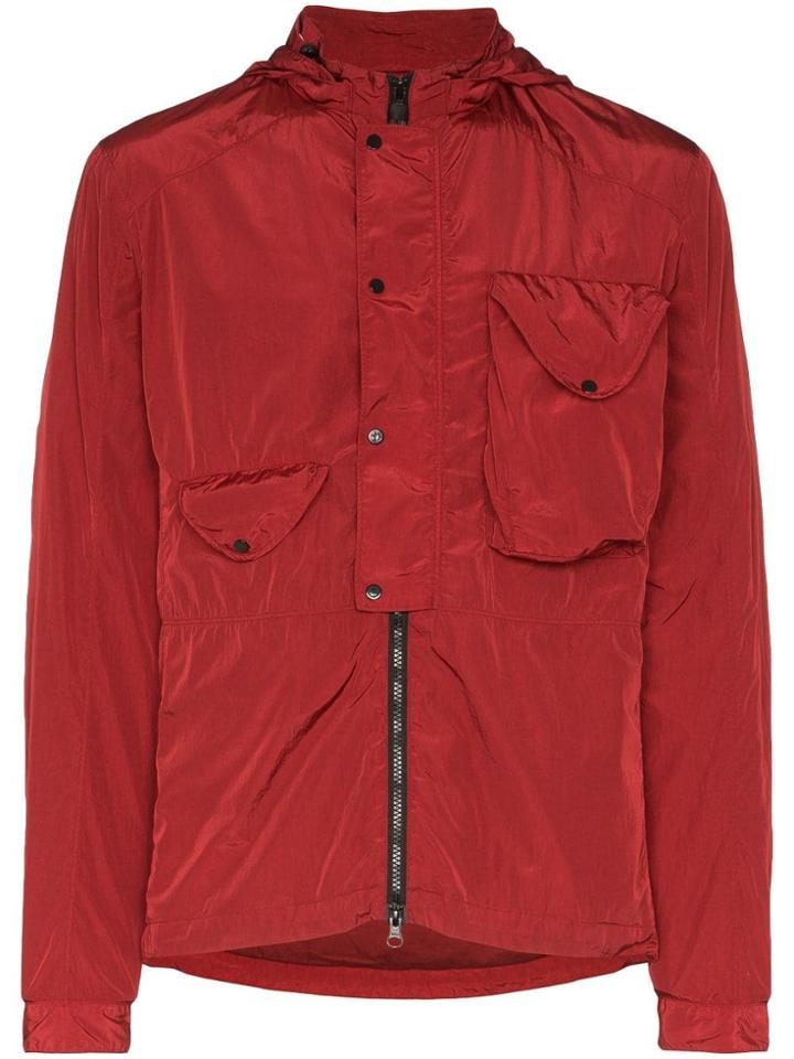 Cp Company Goggle-hood Lightweight Jacket - Red