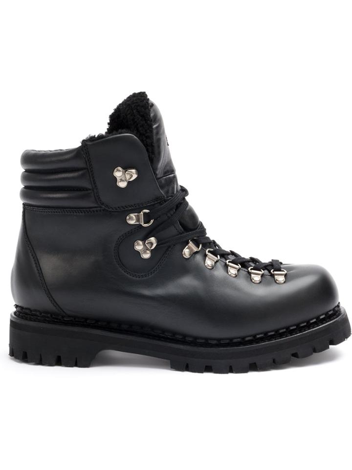 Gucci Lace-up Boots - Black