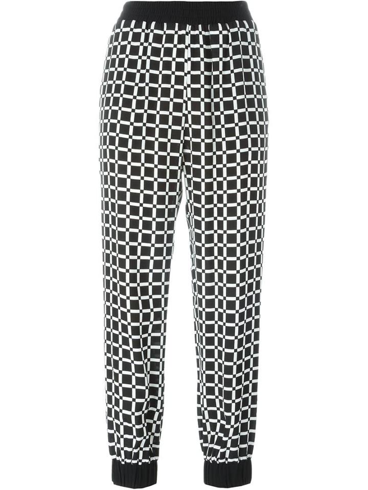 I'm Isola Marras Gathered Ankle Checked Trousers