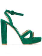 Gianvito Rossi Poppy Platform Sandals - Green