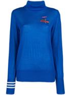 Mira Mikati Turtleneck Sweater - Blue