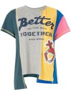 Mira Mikati Panelled Asymmetric T-shirt - Multicolour