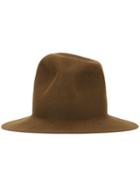 Kijima Takayuki 'wax' Hat, Men's, Size: 61, Brown, Rabbit Felt