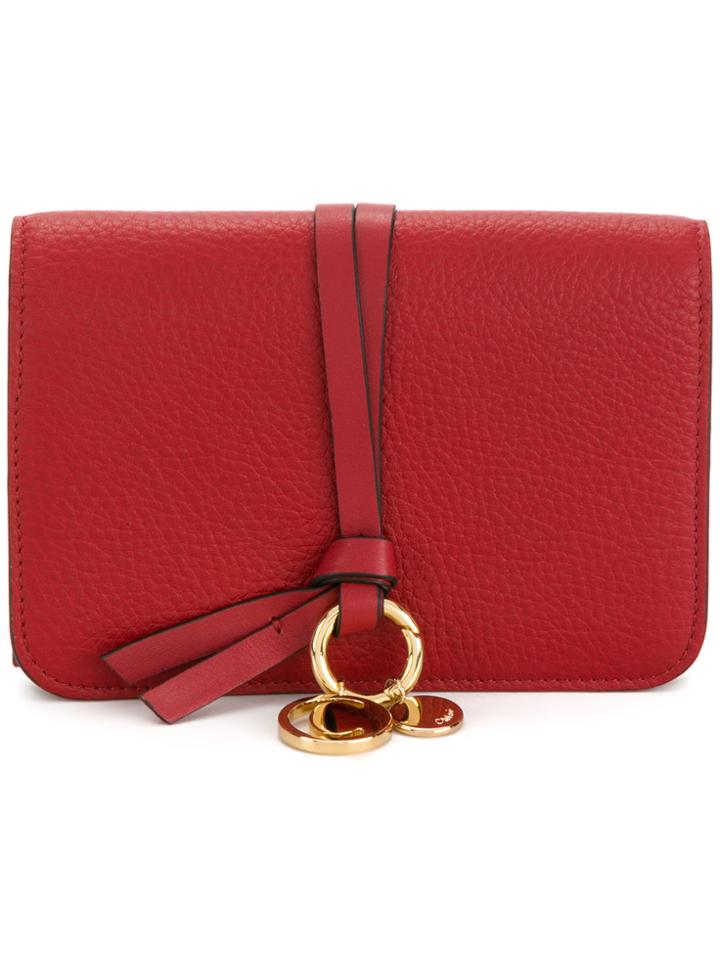 Chloé Alphabet Purse - Red