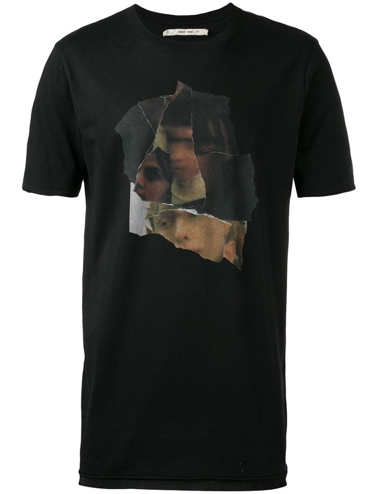 Printed T-shirt - Men - Cotton - M, Black, Cotton, Damir Doma
