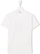 Young Versace Medusa Appliqué T-shirt, Boy's, Size: 6 Yrs, White