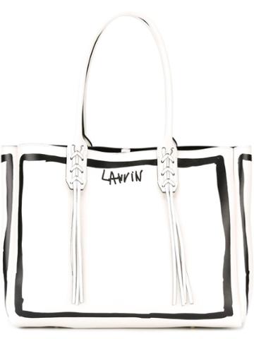 Lanvin Sketch Print Tote