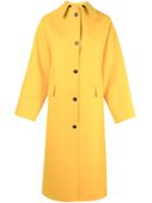 Kassl Editions Single Breasted Coat - Yellow