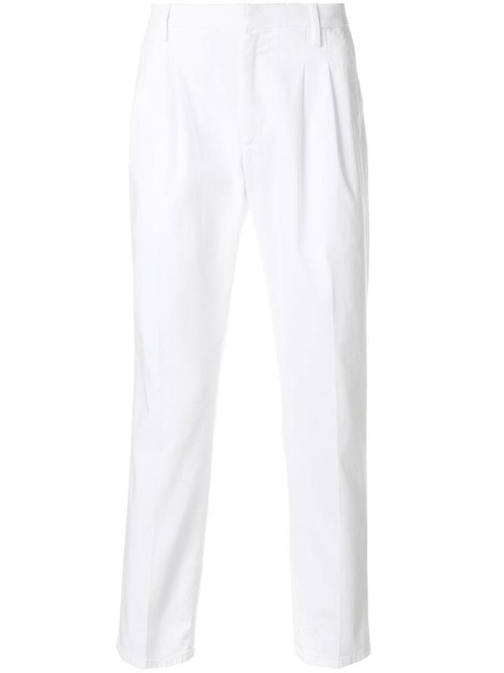 Dondup Designer Tailored Trousers - White