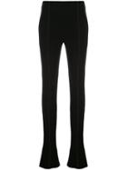 Mugler Extra-long Flared Trousers - Black