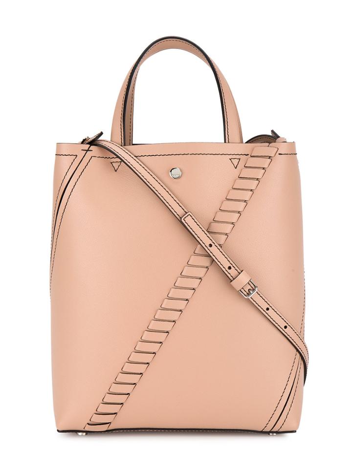 Proenza Schouler Pink Hex Mini Leather Tote Bag - Pink & Purple