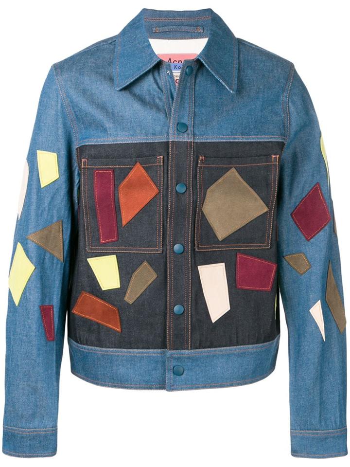 Acne Studios Short Denim Jacket - Blue