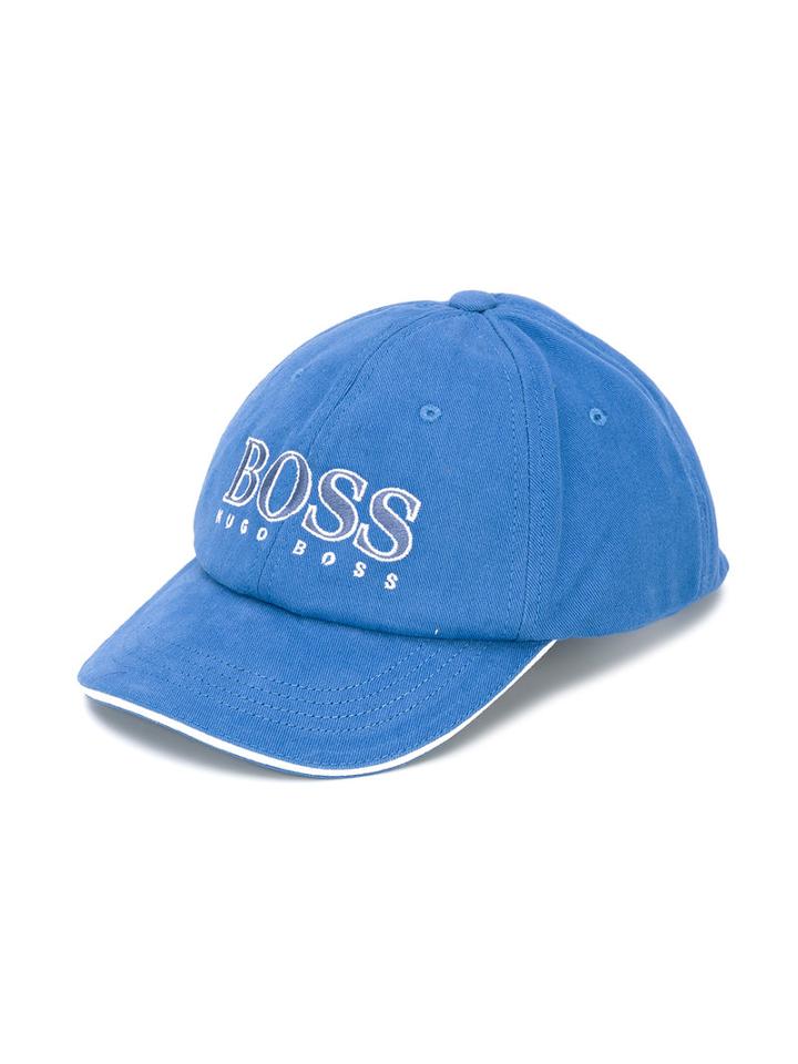 Boss Kids Logo Baseball Cap, Boy's, Size: 52 Cm, Blue
