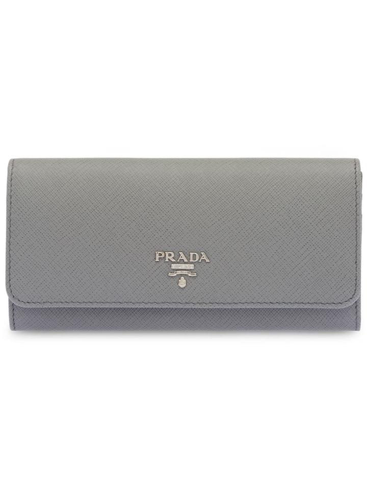 Prada Large Wallet - Grey