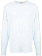 Ten C Long Sleeve Crew Neck T-shirt - Blue