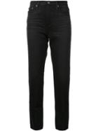 Ag Jeans Cropped Skinny Jeans, Women's, Size: 30, Black, Cotton/polyester