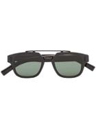 Dior Eyewear Fraction 1 Double-bridge Sunglasses - Black