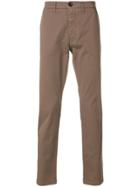 Eleventy Tailored Fitted Trousers - Brown
