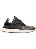 Adidas Black Futurepacer Leather Low Top Sneakers