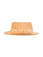 Mi Mi Sol Straw Hat, Girl's, Size: 54 Cm, Brown