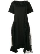 Simone Rocha Ruffled Flared Dress - Black