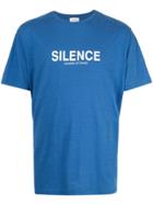 Wood Wood Printed Perry T-shirt - Blue
