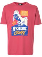 Hysteric Glamour Logo Patch T-shirt - Pink & Purple