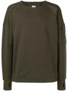 Cp Company Sleeve Pocket Pullover - Green