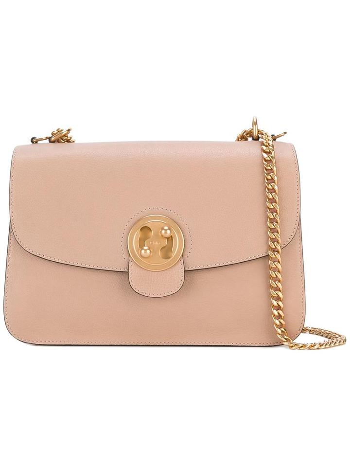 Chloé Mily Shoulder Bag, Women's, Nude/neutrals, Goat Skin/calf Suede/lamb Skin