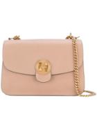 Chloé Mily Shoulder Bag, Women's, Nude/neutrals, Goat Skin/calf Suede/lamb Skin