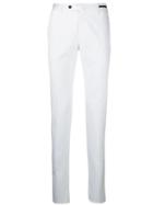 Pt01 Slim Fitted Trousers - White