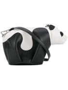 Loewe Mini Leather Panda Crossbody Bag, Women's, Black, Leather