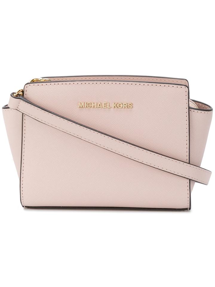 Michael Michael Kors Logo Cross Body Bag - Pink & Purple