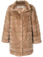 Yves Salomon Fur Coat - Brown