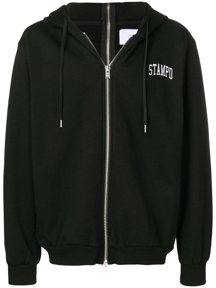 Stampd Zipped Sweatshirt - Black