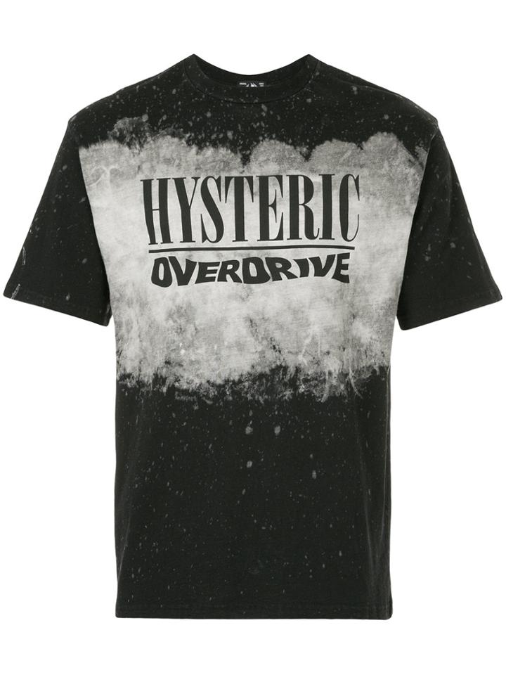 Hysteric Glamour Hysteric Overdrive Print T-shirt - Black