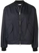 Jil Sander Front Zip Bomber Jacket - Blue