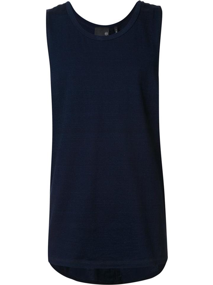 Ag Jeans Plain Tank Top, Men's, Size: Xl, Blue, Cotton