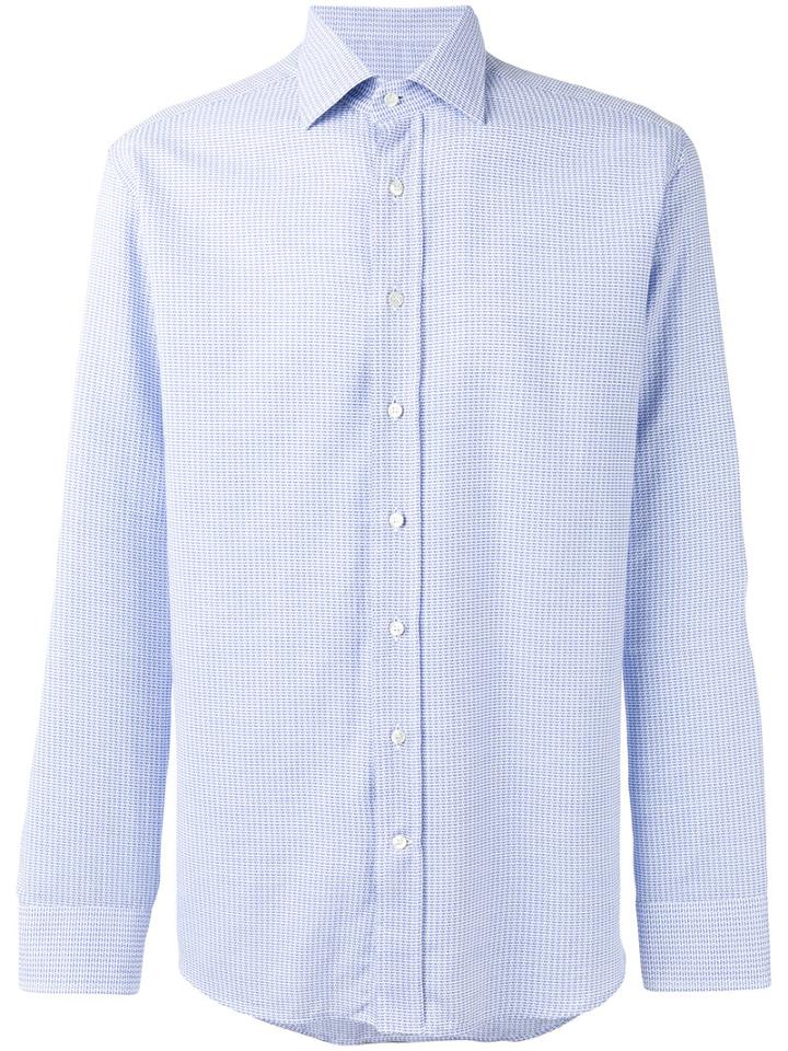 Etro - Warrant Shirt - Men - Cotton - 40, Blue, Cotton