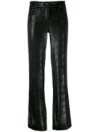 Chanel Pre-owned 2004 Textured Trousers - Black